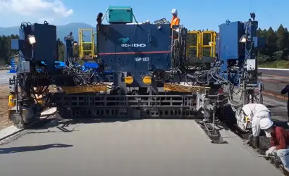 Legnagyobb kültéri ipari padló Japánban - BarChip erősítéssel